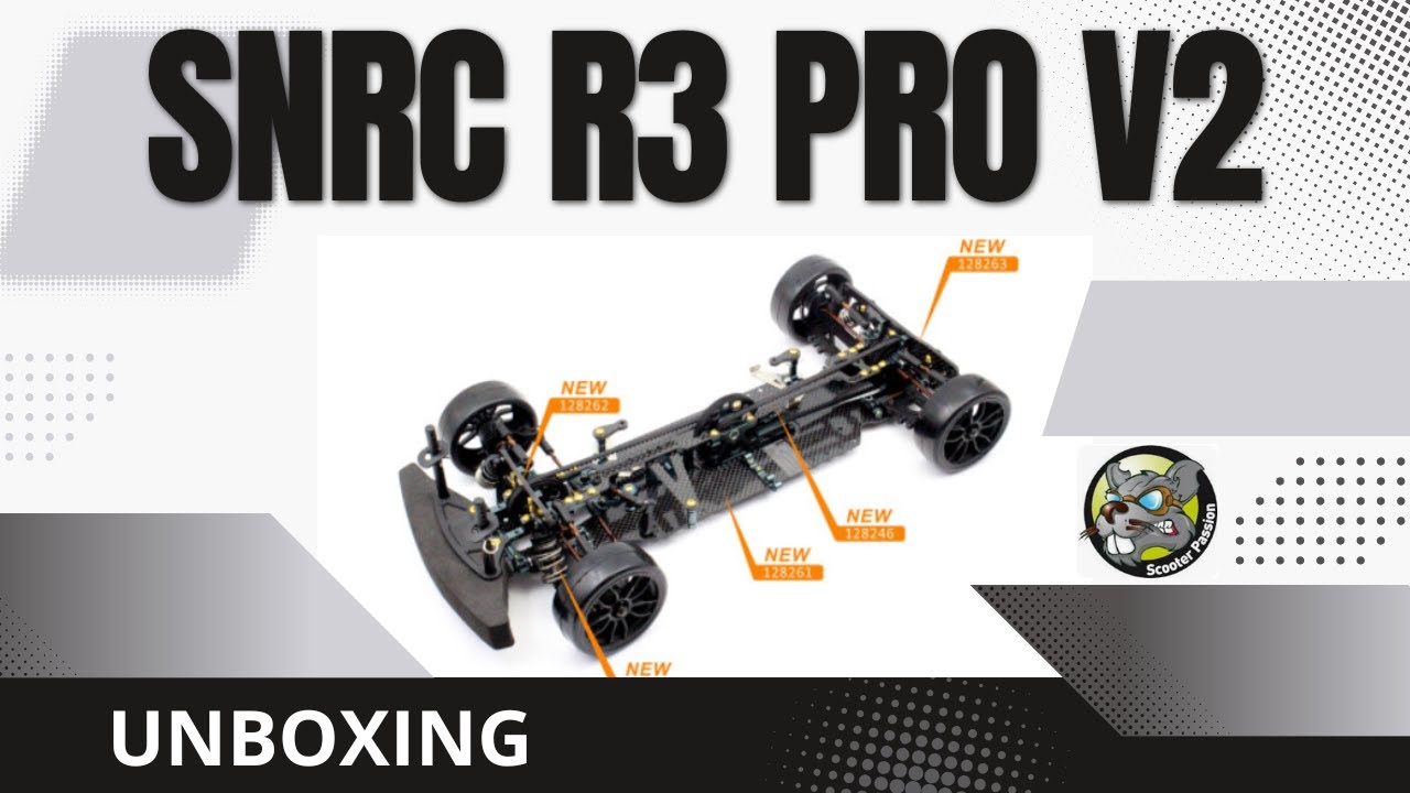 Unboxing et présentation voiture radiocommandée SNRC R3 PRO V2 [FR]