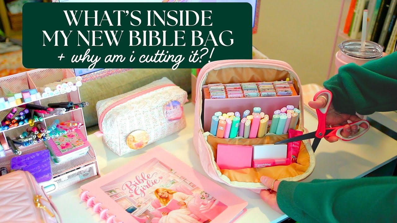 you need this bag for your bible🖤 it's perfection after a few snips