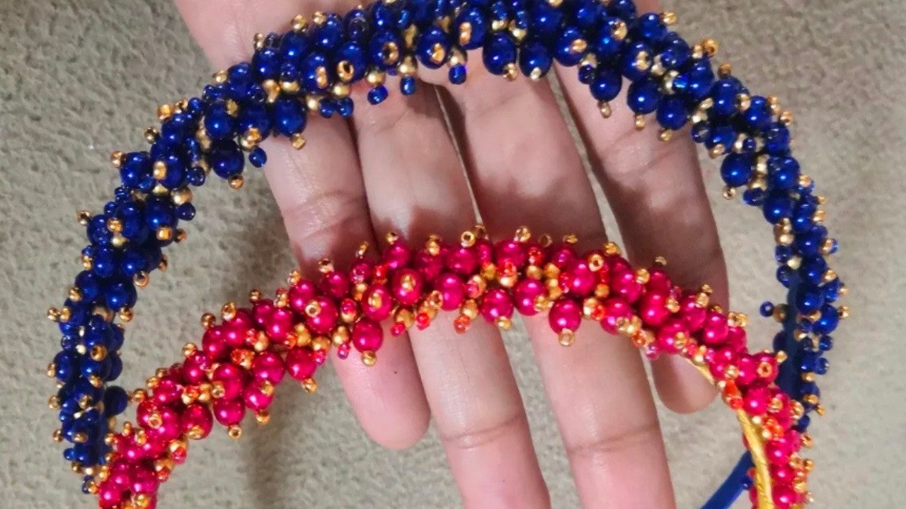 hair bow making full video/ handmade/jewellery/ pearl