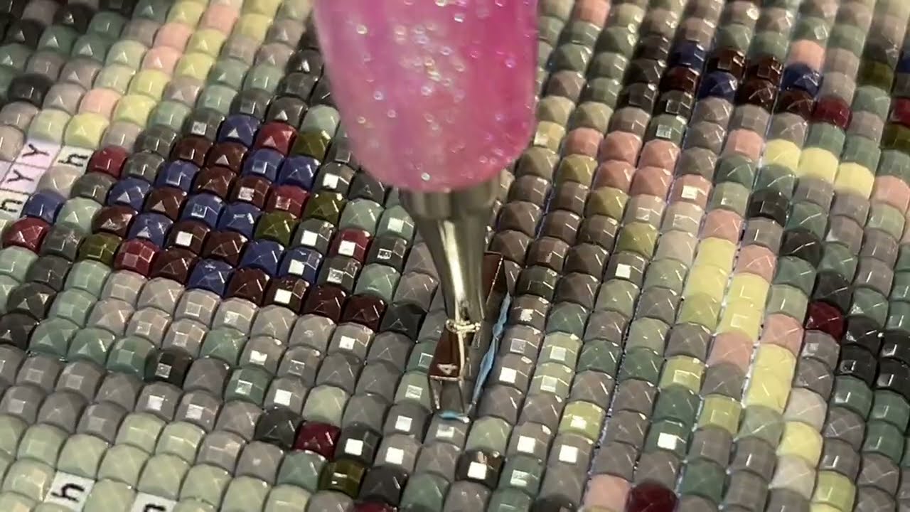 【ASMR】Night Bloom🌙 Part４／ダイヤモンドアート💎Diamond painting