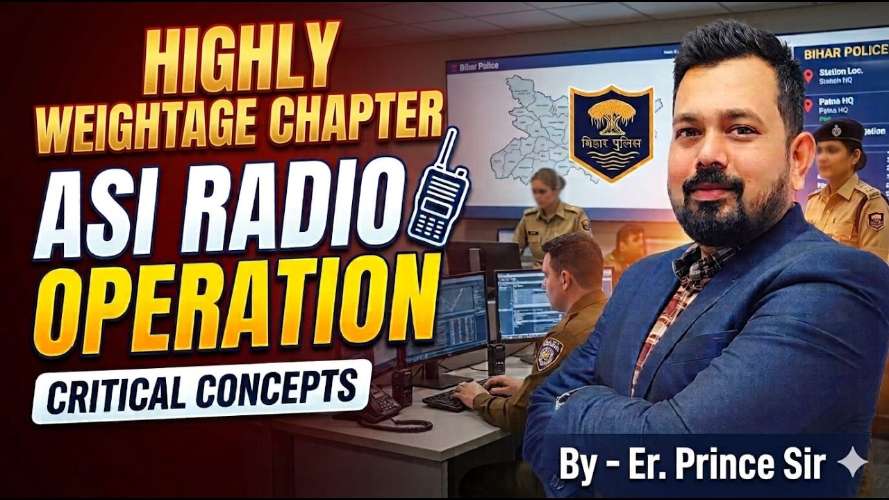 Bihar Police ASI Radio Operation Most Important Topic | Radio Operation Important Chapter & Question