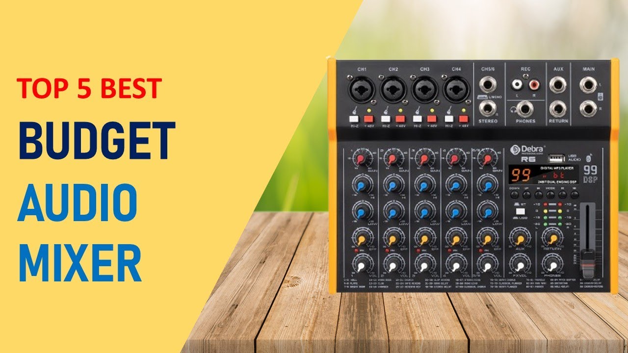Top 5 Best Budget Audio Mixer in 2025 | Audio Mixer on Aliexpress