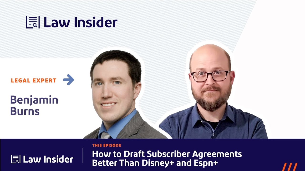 How to draft subscriber agreements better than Disney+ and ESPN+