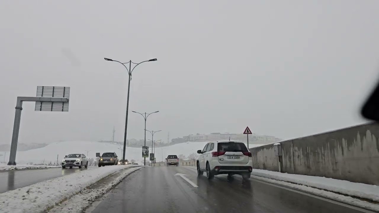 جولة في مدينة السليمانية في الثلوج 23\1\2026 sulaimaniyah kordstan العراق Iraq / تلاوة مباركة 3