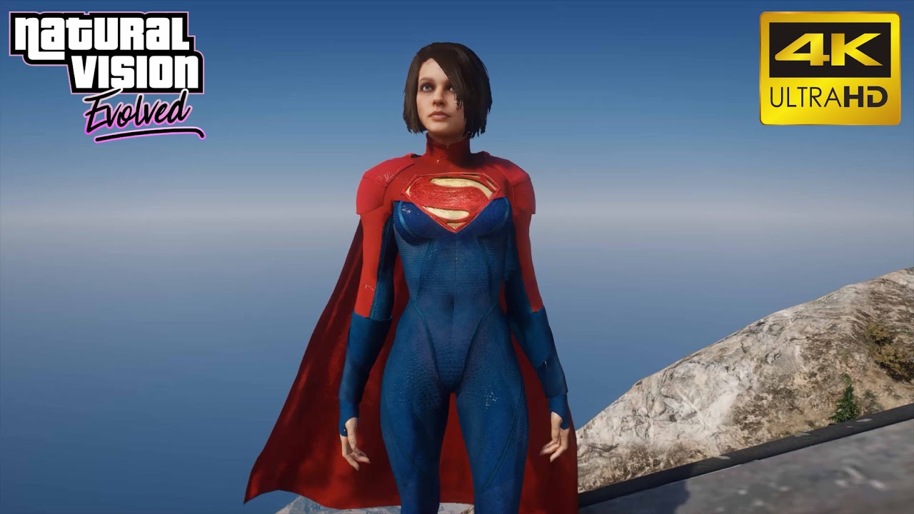 GTA 5 - Supergirl DECU Gameplay (4K)
