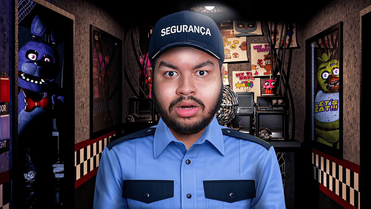 É A PRIMEIRA VEZ DESSE COITADO NO FNAF