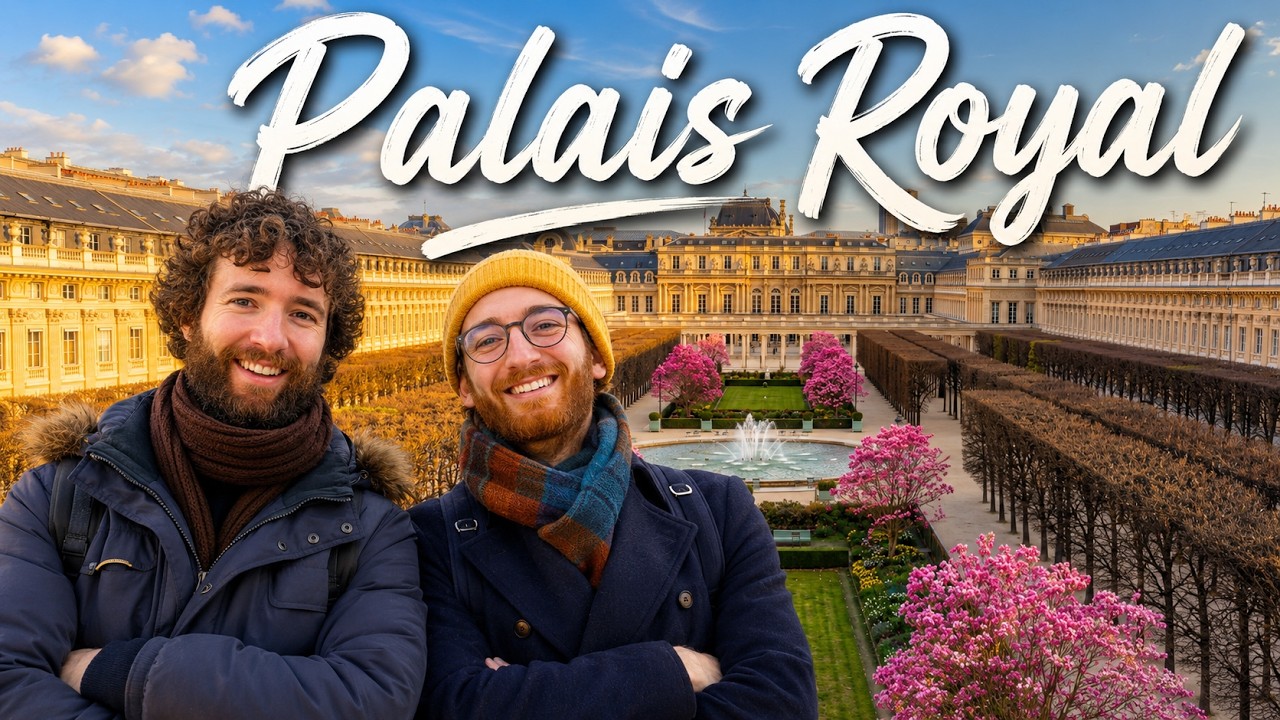 Visite du Palais Royal à Paris.