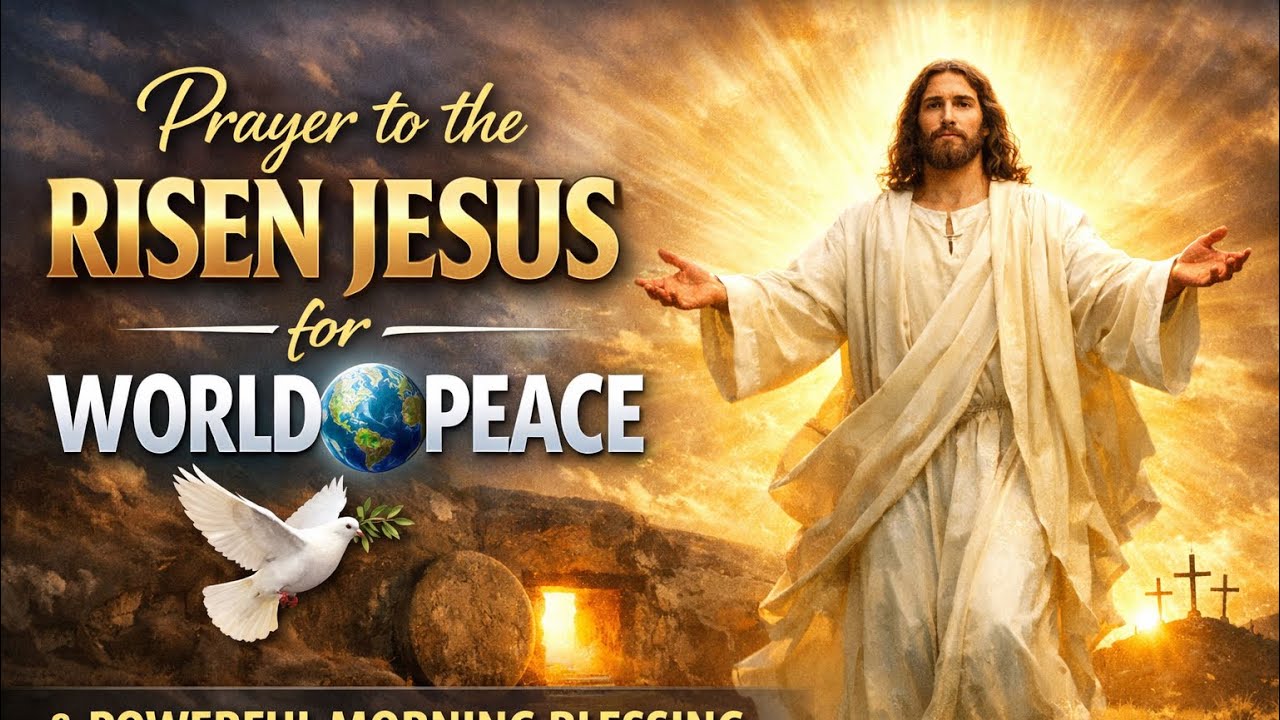 🙏 Prayer to the Risen Jesus for World Peace | Powerful Morning Blessing ✝️🌍