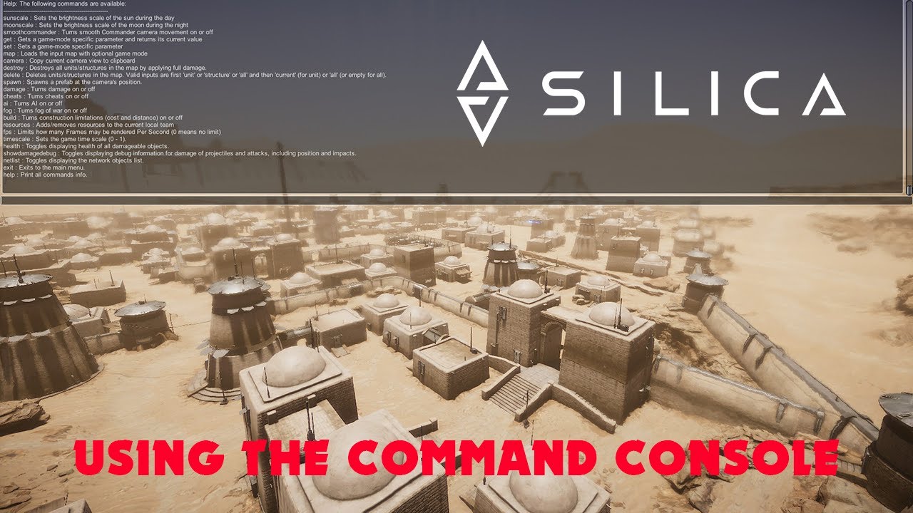 Silica! How to use the COMMAND CONSOLE!!!