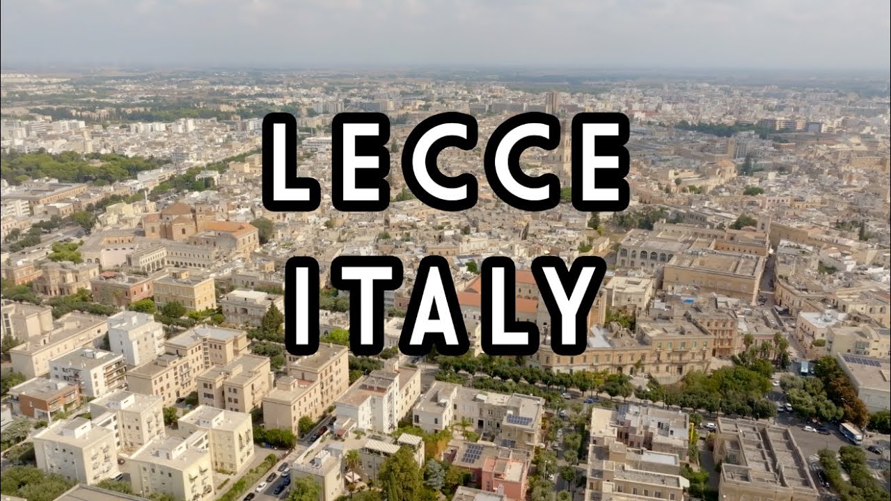 Lecce by drone 🏛️ The Baroque Jewel of Southern Italy | Aerial stock footage