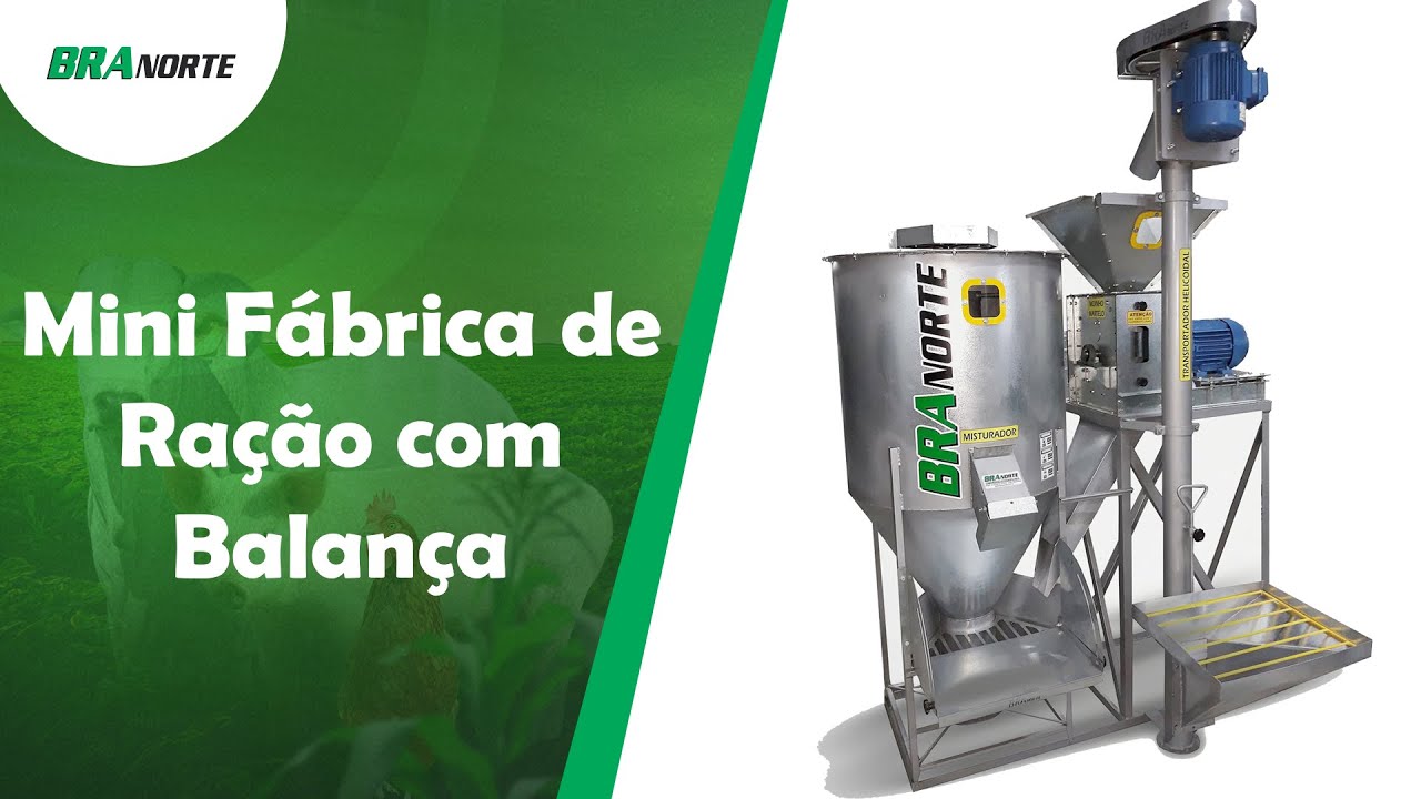 Mini Fábrica de Ração 01 | Balança Incluso | BRANORTE