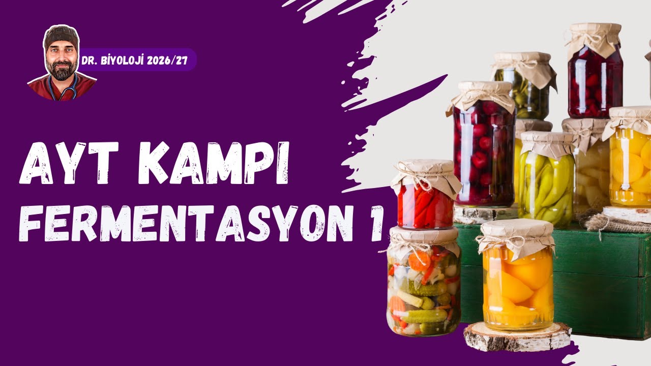 Fermentasyon 1 | Dr. Biyoloji | AYT Dönem 2026 - 2027