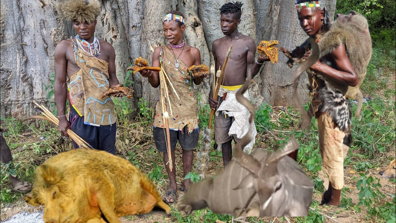 Hadzabe Tribe  The Life style / hunting gatherers... full documentary