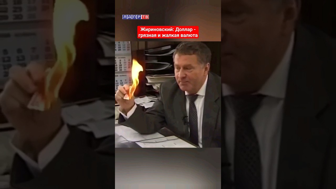 Владимир Жириновский всё пояснил и за доллар и за рубль еще 30 лет назад! #жириновский #ввж #доллар