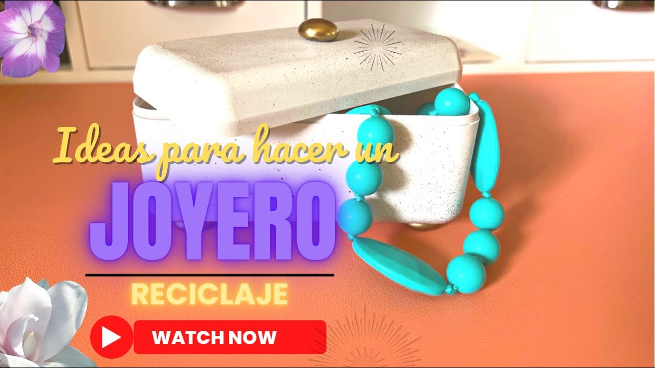 Como hacer un joyero || reciclando caja de chocolate