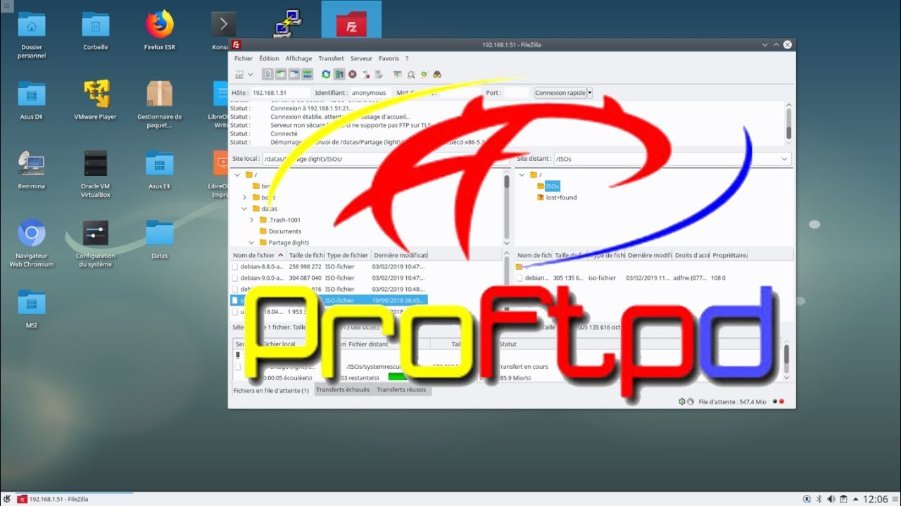 ProFTPd   configuration de base