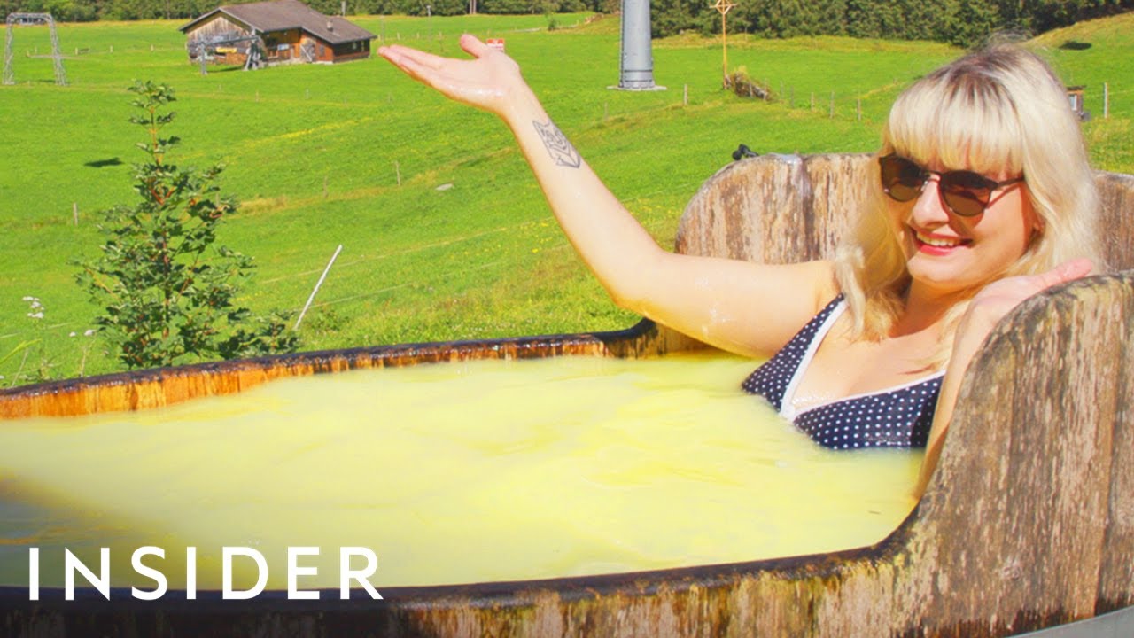 Bathtub Full Of Cheese Is Meant To Soften Skin