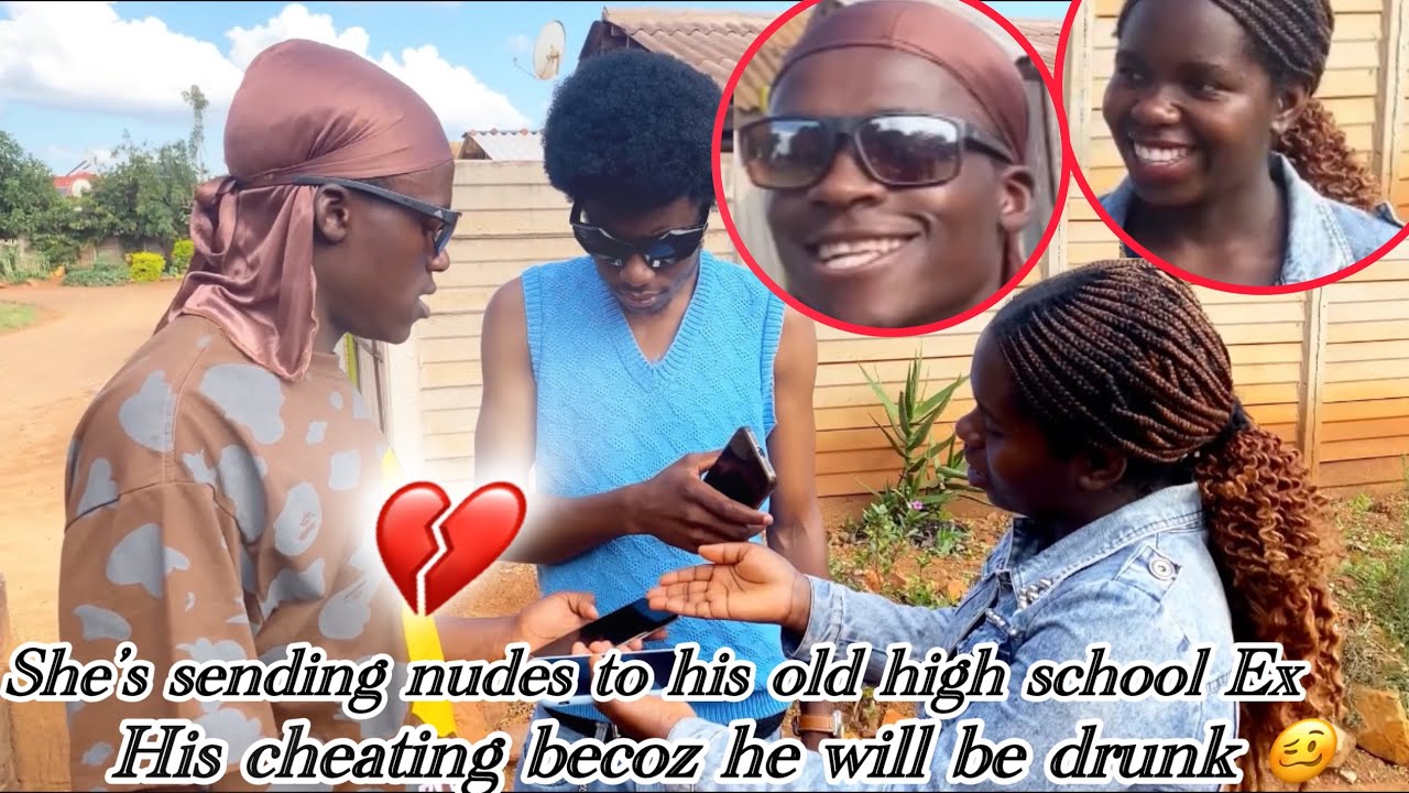 Couples Exchanging Phones for 60 Sec [Zimbabwean🇿🇼Edition] she sends nudes 🤯 to her male bestie 🙊