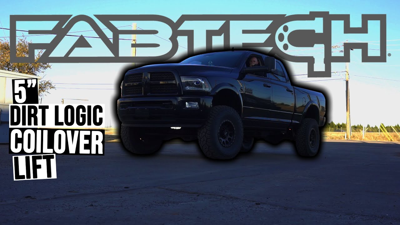 FABTECH COILOVERS ON ROBS ALL BLACK DODGE RAM