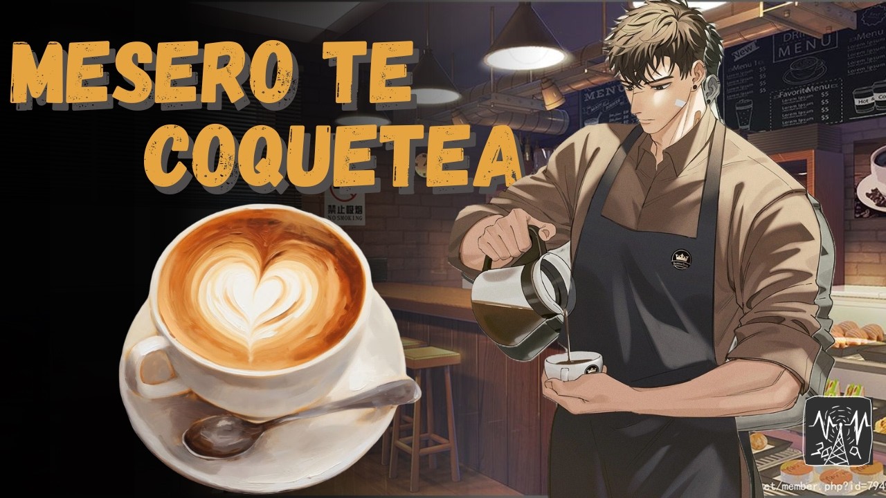 Mesero te coquetea ☕ | ASMR YAOI/BL (COMPLETO)
