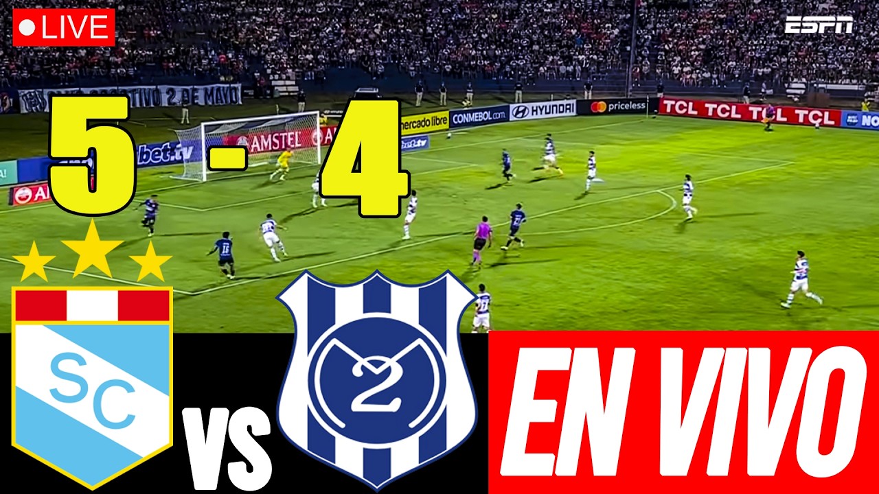 EN VIVO SPORTING CRISTAL vs. 2 DE MAYO I PARTIDO DE LA FASE 2 DE LA COPA LIBERTADORES