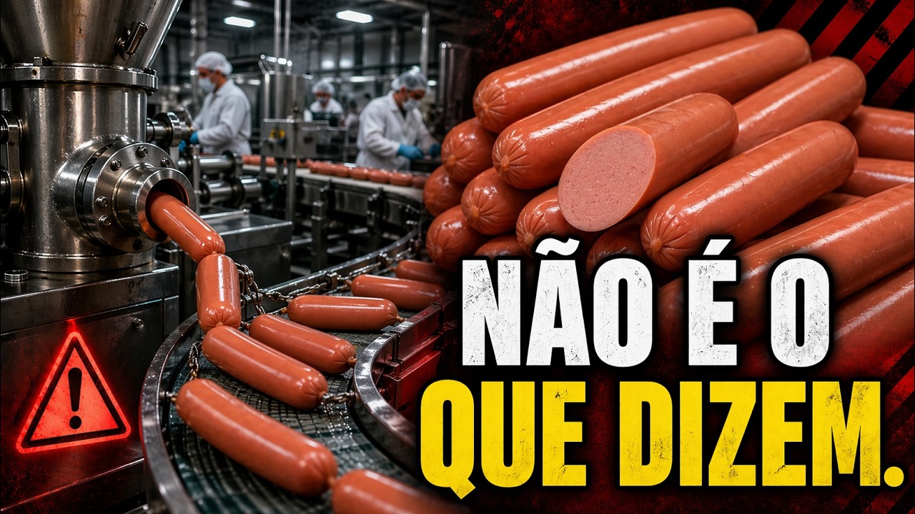 O Que Você REALMENTE Come: Como a Salsicha é Feita (e Por Que Ela Gera Polêmica)