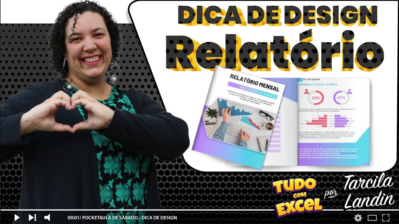 Como montar um Relatório Automático no Excel - PocketAula Design