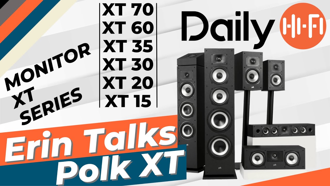 Эрин рассказывает о колонках Polk XT и о том, что означают измерения