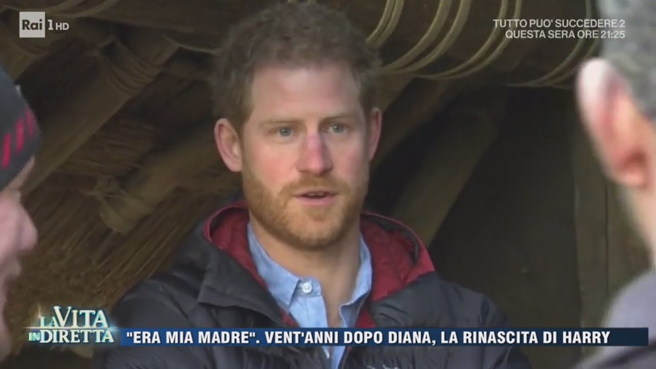 La rinascita di Harry dopo la morte di Diana - La Vita in Diretta 20/04/2017
