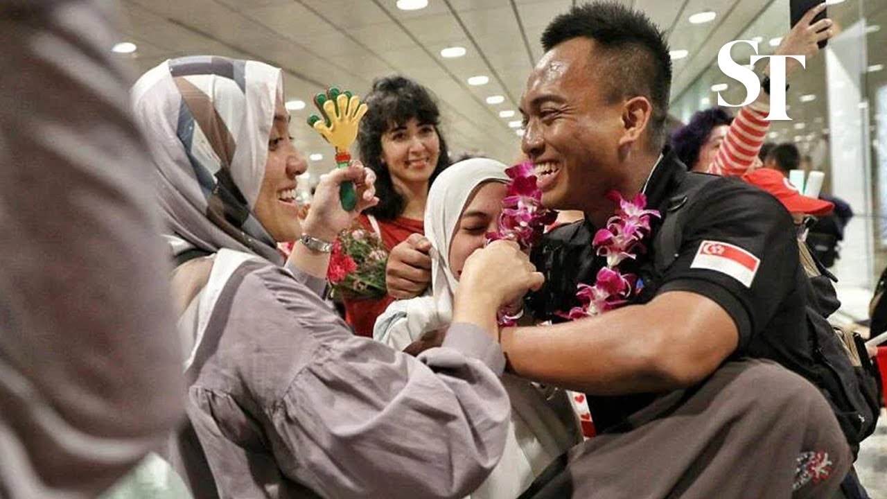 68 SCDF officers return home from Turkey rescue efforts to hero's welcome