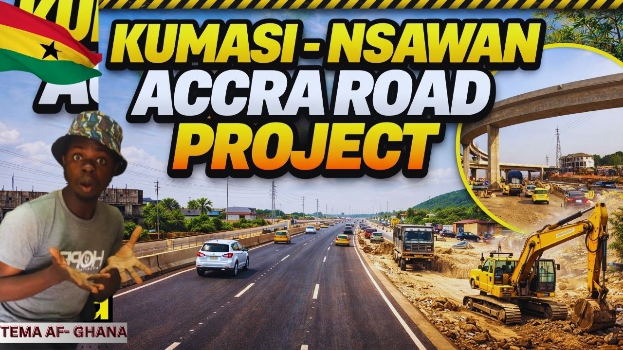 Massive Progress on Kumasi Nsawan Accra Road Project