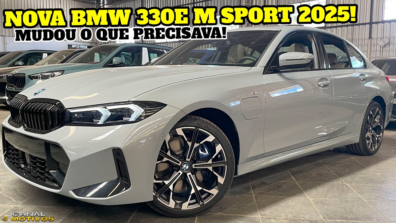 NOVA BMW 330E M SPORT 2025 - MUDOU O QUE PRECISAVA, CONFIRA TODAS AS MUDANÇAS DO MODELO!