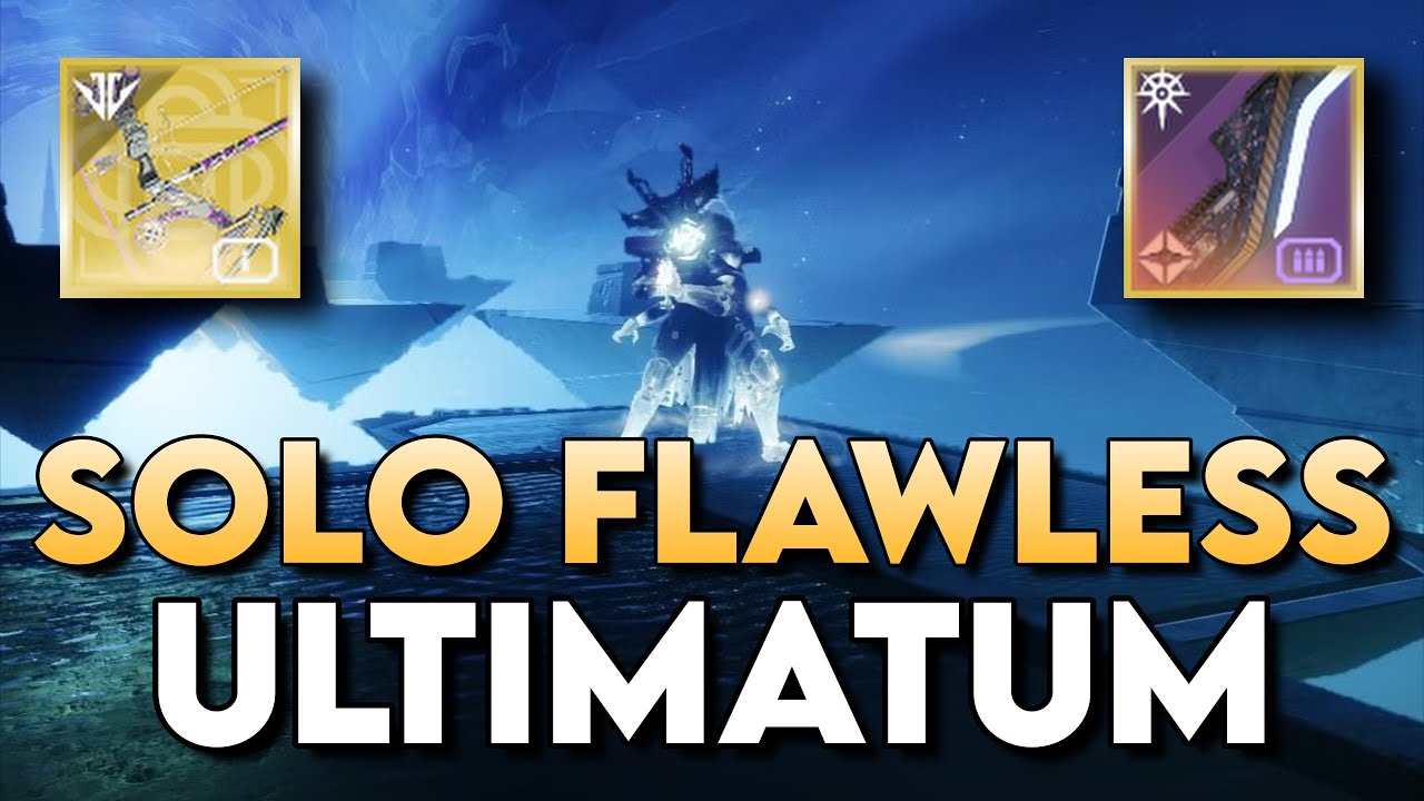 WORLDS FIRST Solo Flawless Prophecy on ULTIMATUM!