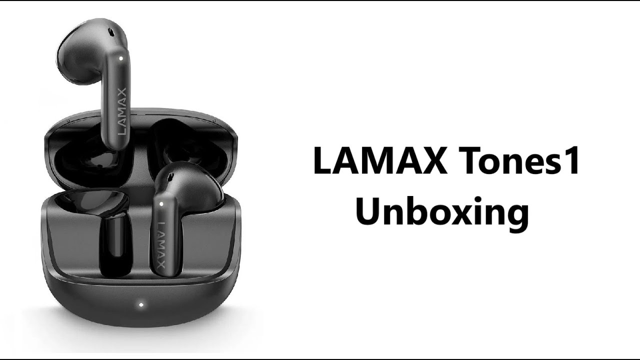 Lamax tones1 earbuds unboxing