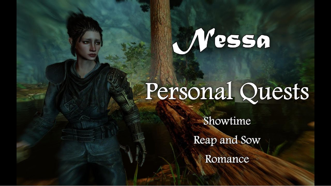 (Personal Quests) Nessa - Skyrim Custom Voiced Redguard Thief Modded Follower