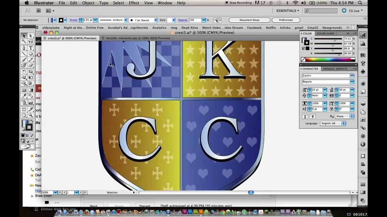 Speed Design: Heraldic Logo