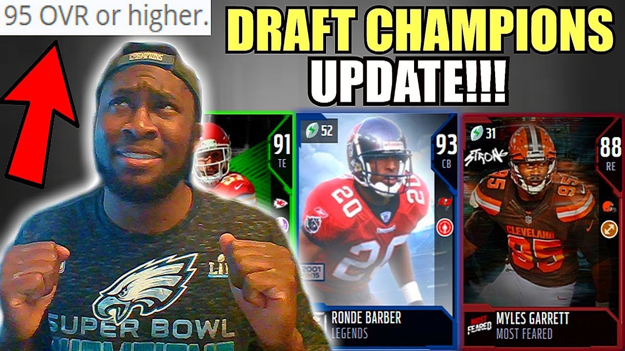 ОБНОВЛЕННЫЙ DRAFT CHAMPIONS НАКОНЕЦ ПОЧТИ ЗДЕСЬ! Madden 18 Draft Champions