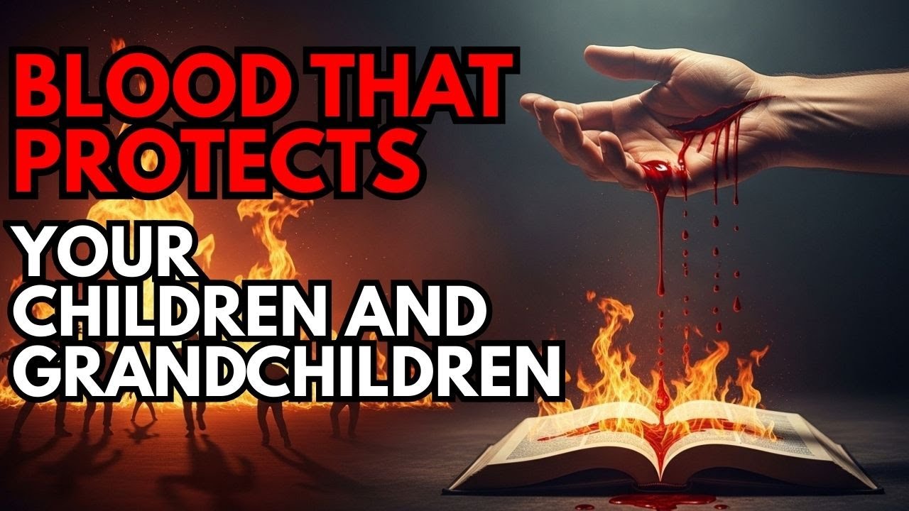 🩸 The Blood of Jesus SHIELDS your children and grandchildren: no evil will touch your descendants