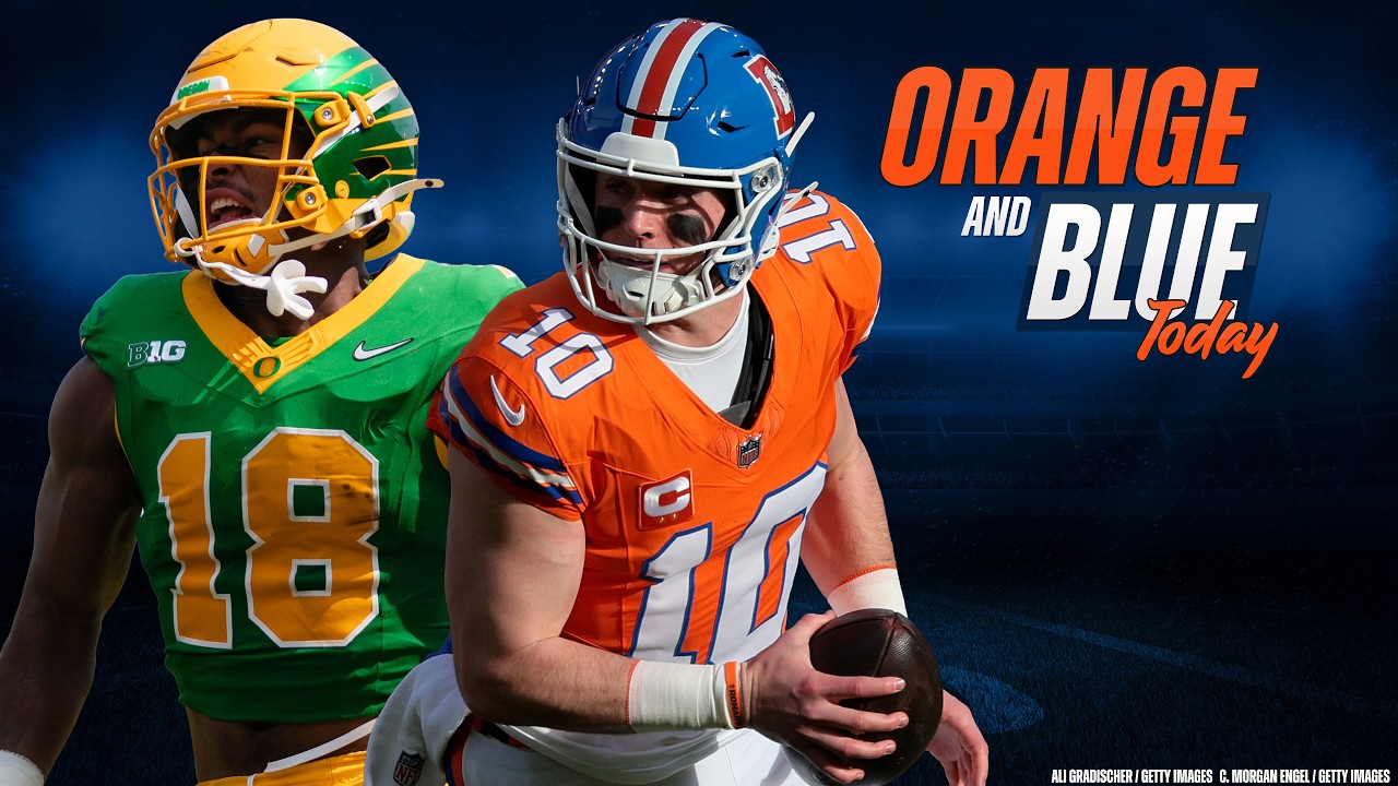 Which Players HELP Bo Nix the Most in 2026? Keep McLaughlin? Draft Sadiq?| Orange & Blue Today