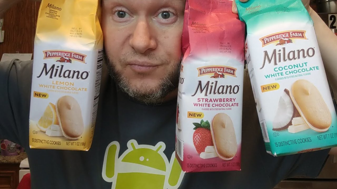 Pepperidge Farm White Chocolate Milano Cookies: Strawberry, Coconut & Lemon Review