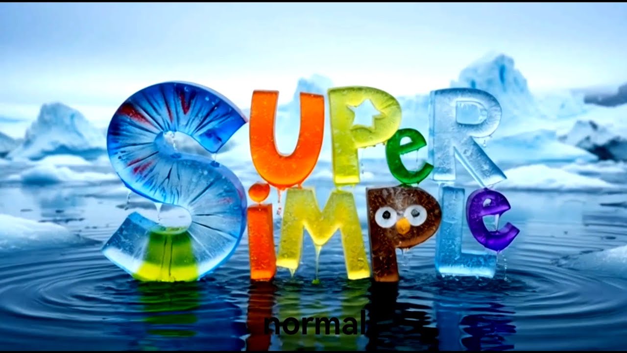 Super simple ice intrologo effects | ASMR #supersimplesongs 