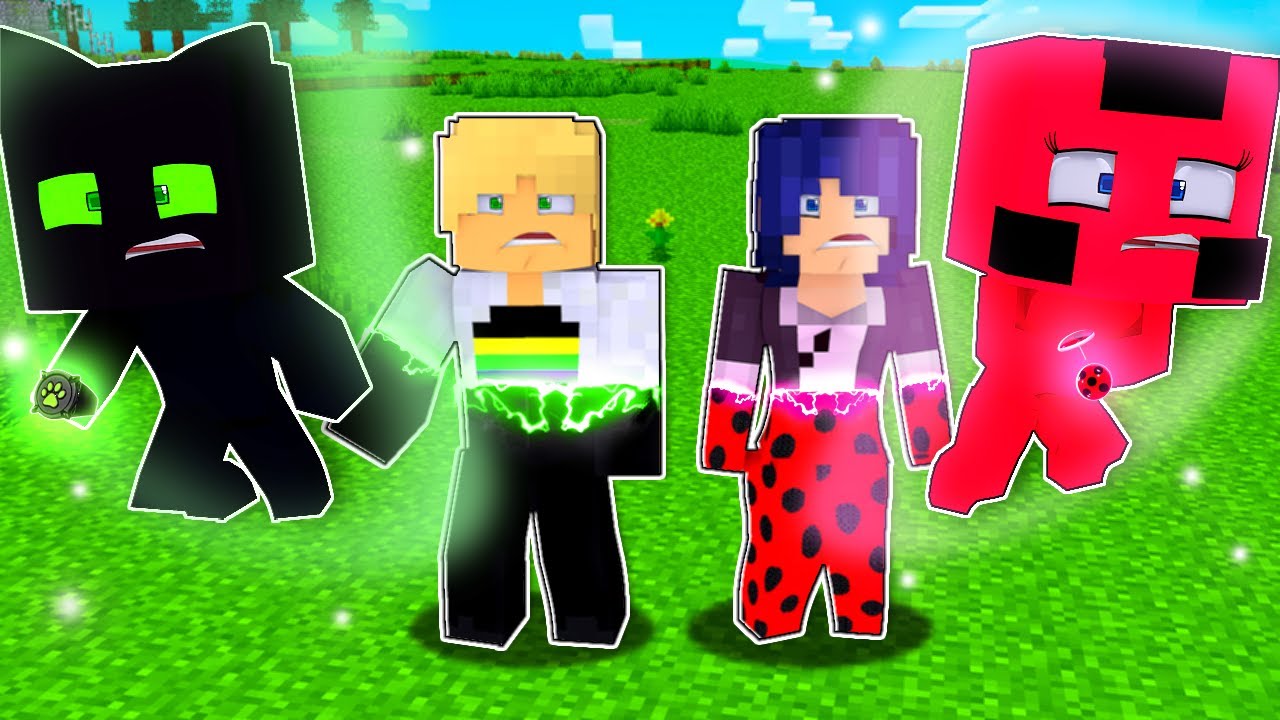 Minecraft: A LADYBUG E O CAT NOIR DESISTIRAM DE SEUS MIRACULOUS!! E AGORA?? - MIRACULOUS LADYBUG