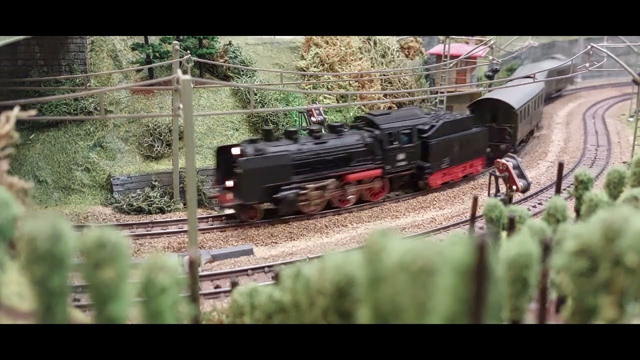 Märklin M-Gleis Alte Zugpackungen nachgestellt
