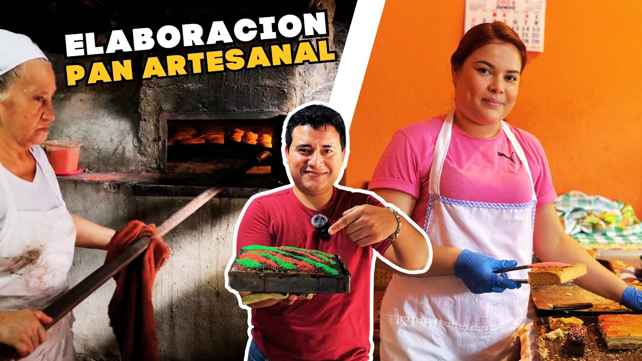 ASI SE GANAN LA VIDA elaborando PAN DULCE ARTESANAL | San Vicente
