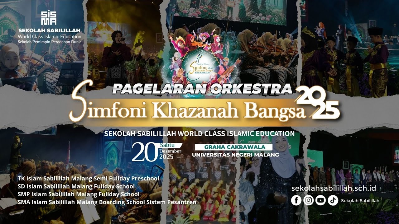 702 Siswa Guncang Pagelaran Orkestra Simfoni Khazanah Bangsa Sekolah Sabilillah 2025