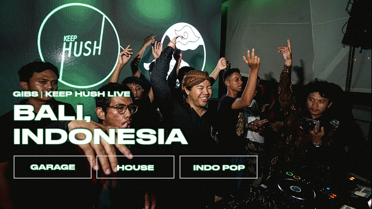 Gibs | Indonesian vocals x garage | Keep Hush Live x Dunia, Bali