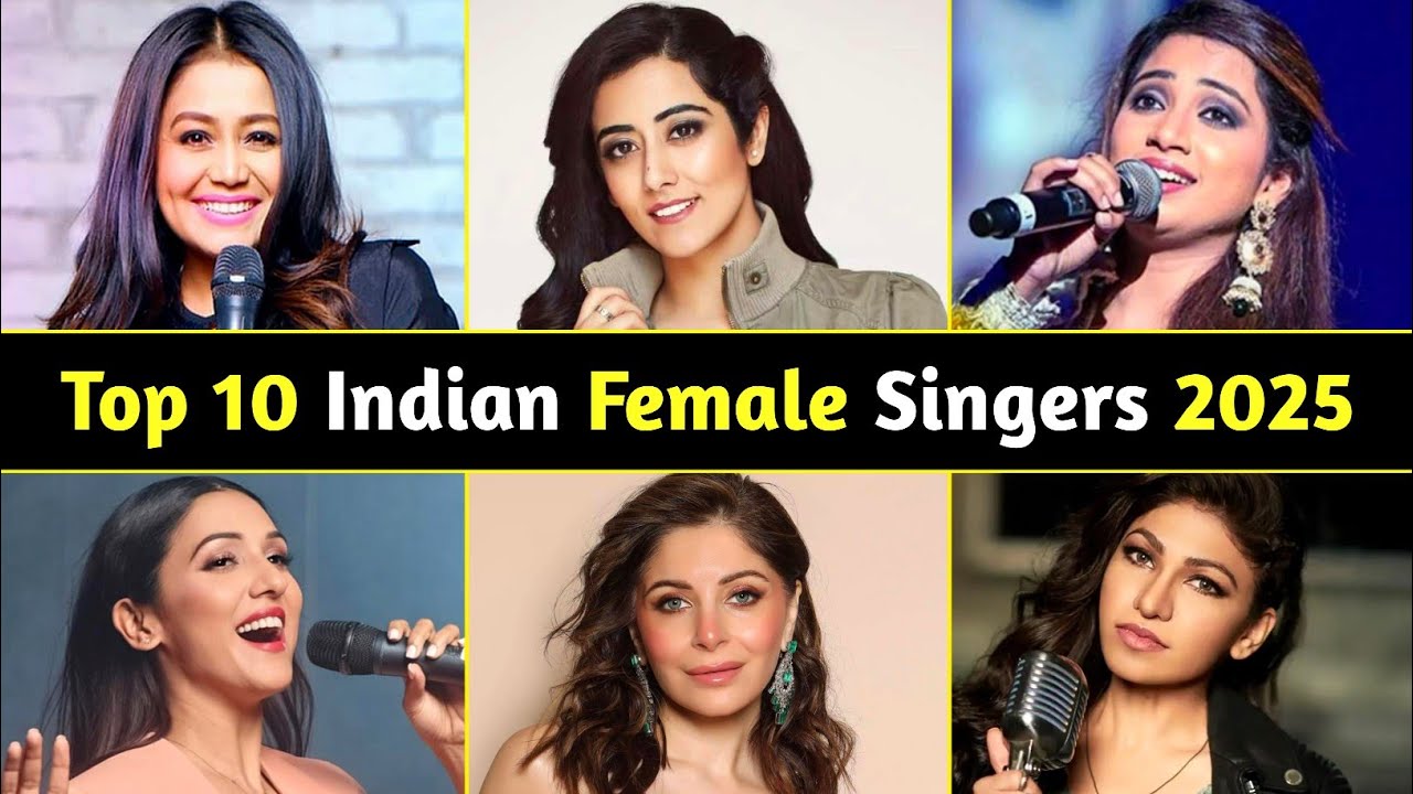 Top 10 Best Indian Female Singers 2025 | Top 10 Female Singer India | Shreya | Neha | Palak | Tulshi