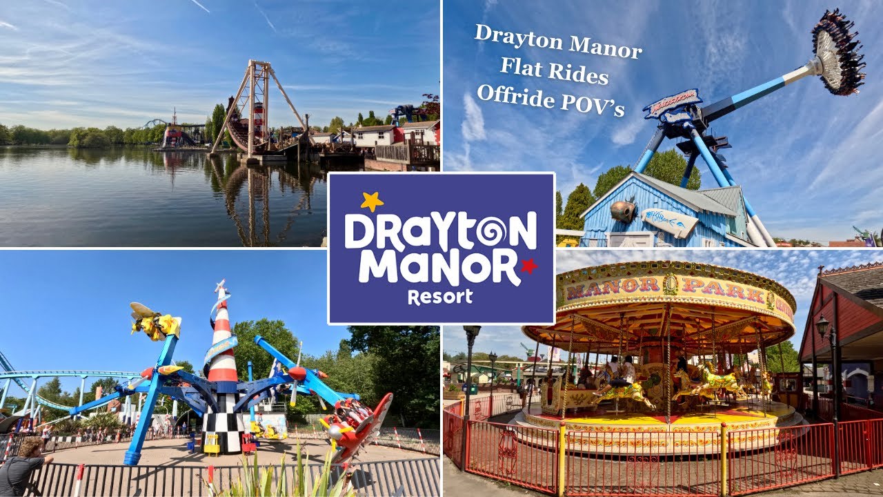Drayton Manor Flat Rides Offride POV’s 2025