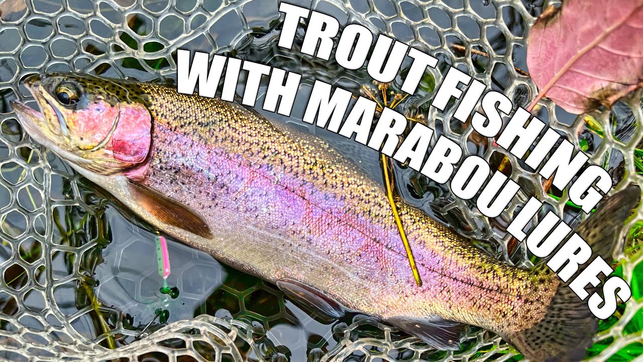 Trout Fishing a Small Pond With Marabou Lures