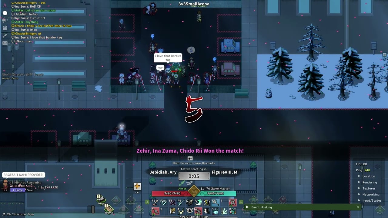 3v3SmallArena Nin Online